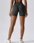 High-Waist Pocket Sculpting Biker Shorts