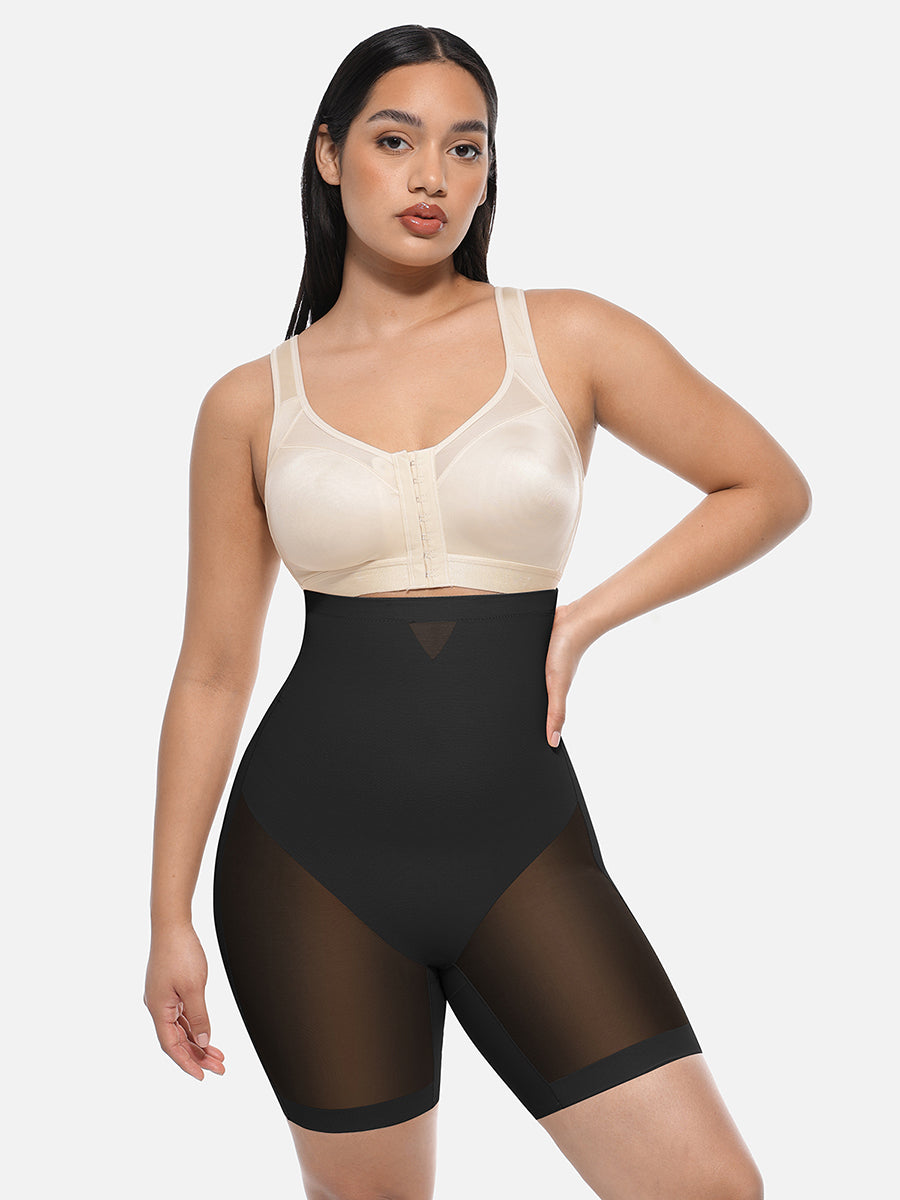 Curve-Enhancing High-Waist Sculpting Shapewear Shorts