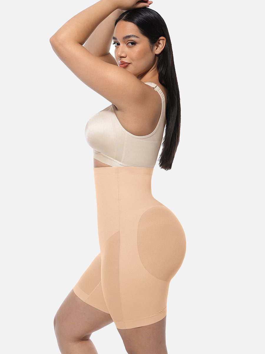 Curve-Enhancing High-Waist Sculpting Shapewear Shorts