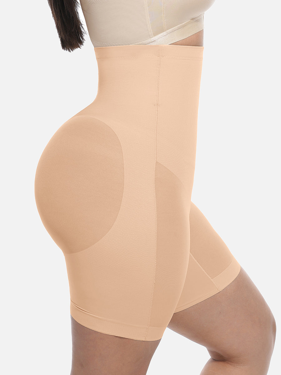 Curve-Enhancing High-Waist Sculpting Shapewear Shorts