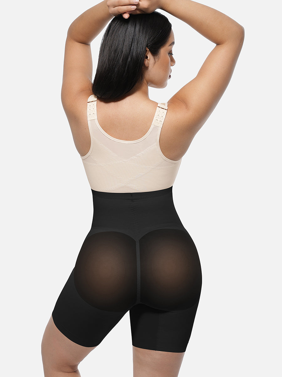 Curve-Enhancing High-Waist Sculpting Shapewear Shorts