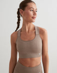 Ribbed Racerback Sculpt Crop Bra