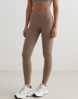 Ribbed Seamless High-Waist Sculpting Leggings