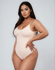 Emily - Thong Bodysuit – Seamless Open Back Shapewear by Saga Women