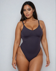 Emily - Thong Bodysuit – Seamless Open Back Shapewear by Saga Women