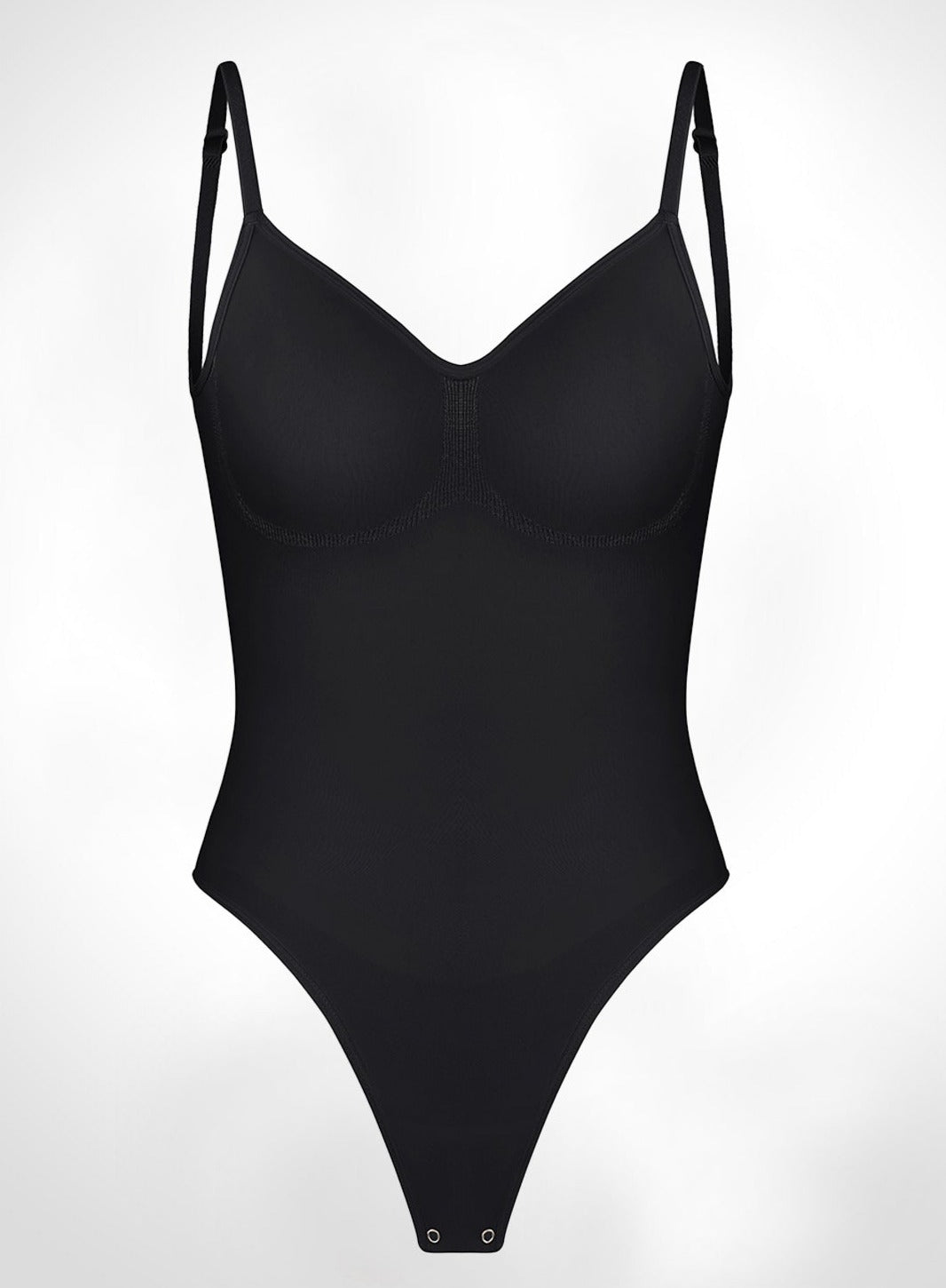 Emily - Thong Bodysuit – Seamless Open Back Shapewear by Saga Women