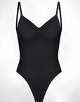 Emily - Thong Bodysuit – Seamless Open Back Shapewear by Saga Women