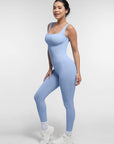 Seamless Sculpting Full-Length Jumpsuit with Scoop Back