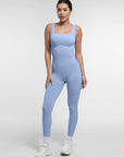 Seamless Sculpting Full-Length Jumpsuit with Scoop Back