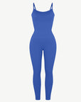 Seamless Sculpting Full-Length Jumpsuit with Adjustable Straps