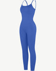 Seamless Sculpting Full-Length Jumpsuit with Adjustable Straps
