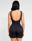 Seamless Sculpting Short Bodysuit with Open Back