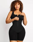 Seamless Sculpting Zip-Front Short Bodysuit
