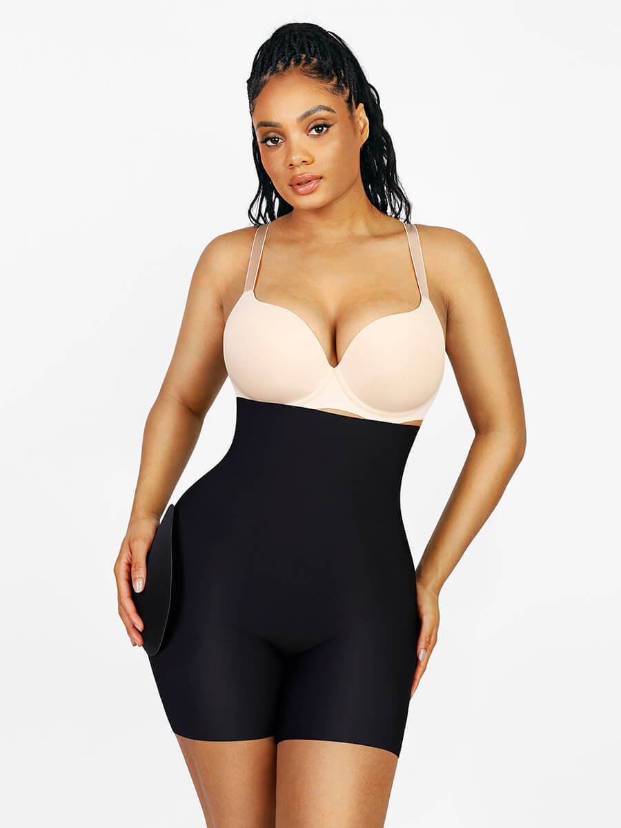 Seamless Butt-Lifting High-Waist Shapewear Shorts