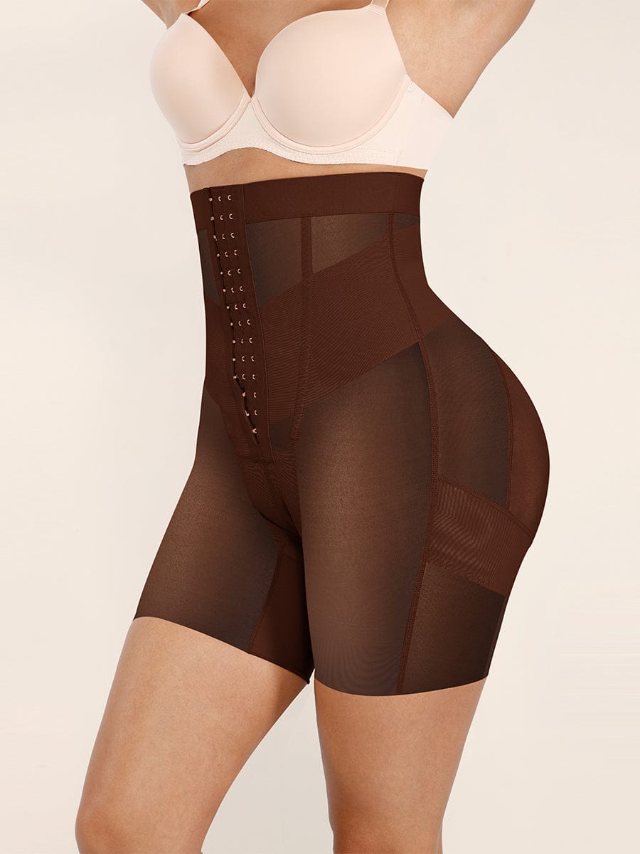 Firm-Control High-Waist Sculpting Shapewear Shorts
