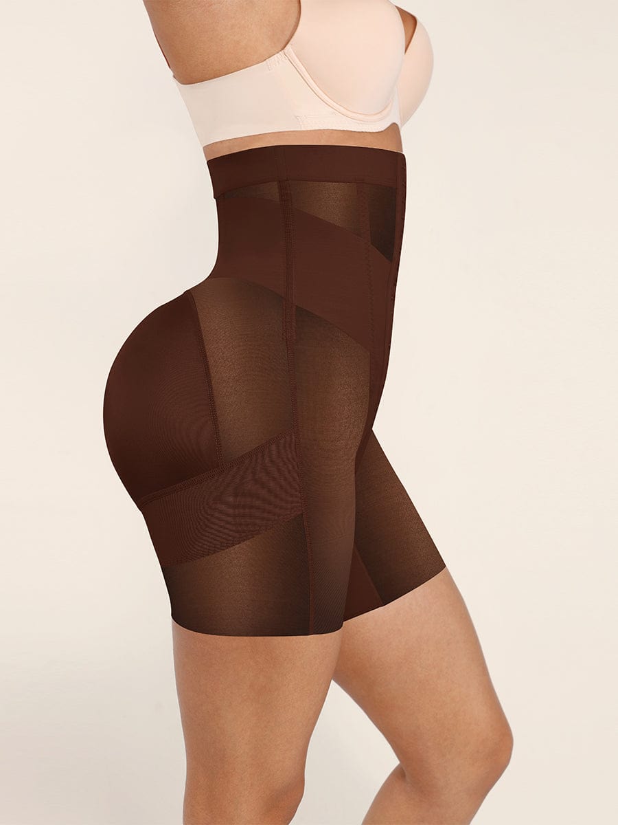 Firm-Control High-Waist Sculpting Shapewear Shorts