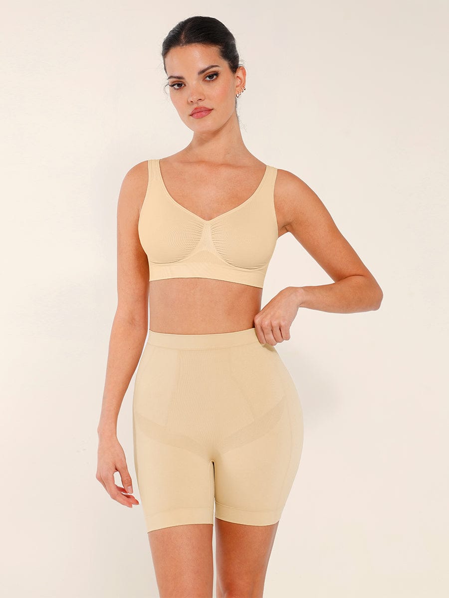 Seamless Body-Smoothing High-Waist Shapewear Shorts