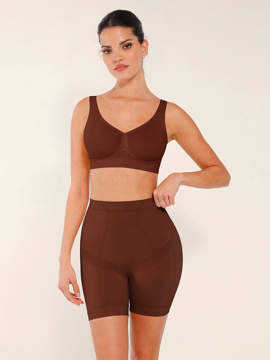 Seamless Body-Smoothing High-Waist Shapewear Shorts
