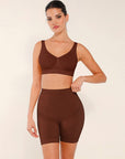 Seamless Body-Smoothing High-Waist Shapewear Shorts