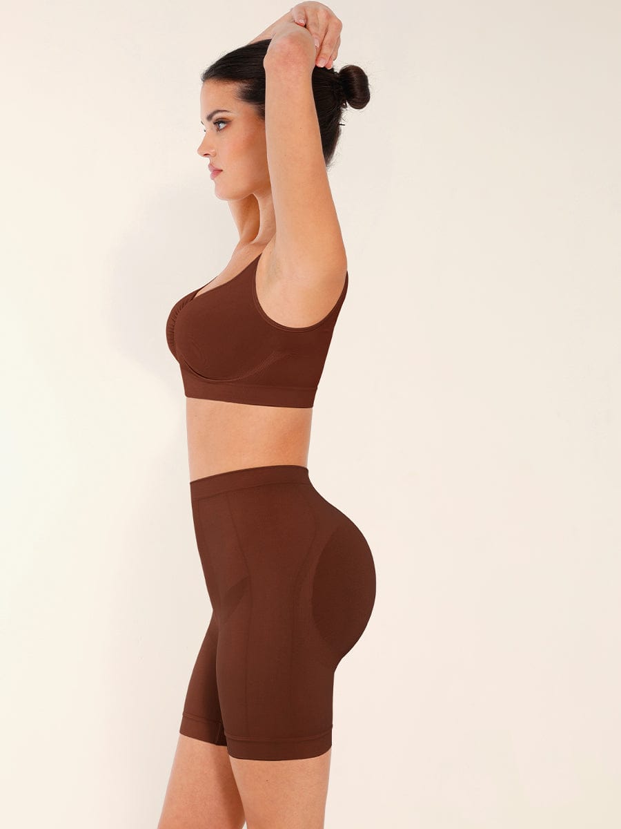 Seamless Body-Smoothing High-Waist Shapewear Shorts