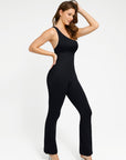 Seamless One-Shoulder Sculpting Full-Length Jumpsuit