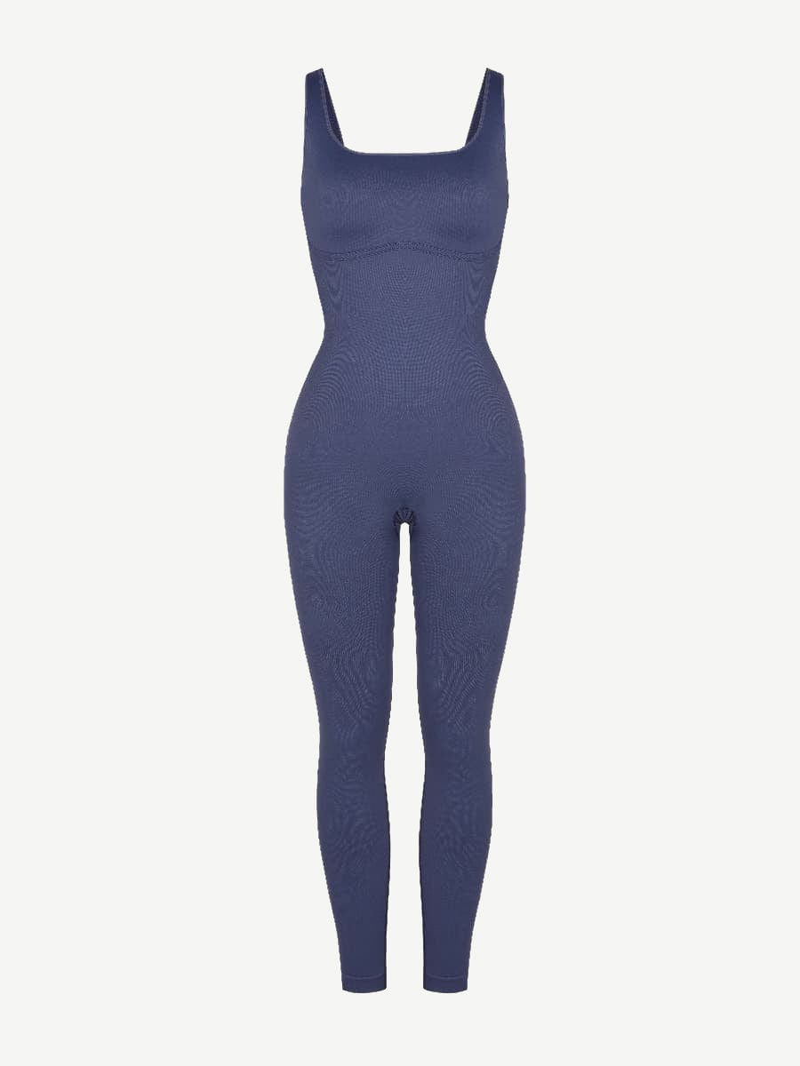 Seamless Sculpting Full-Length Jumpsuit with Scoop Back