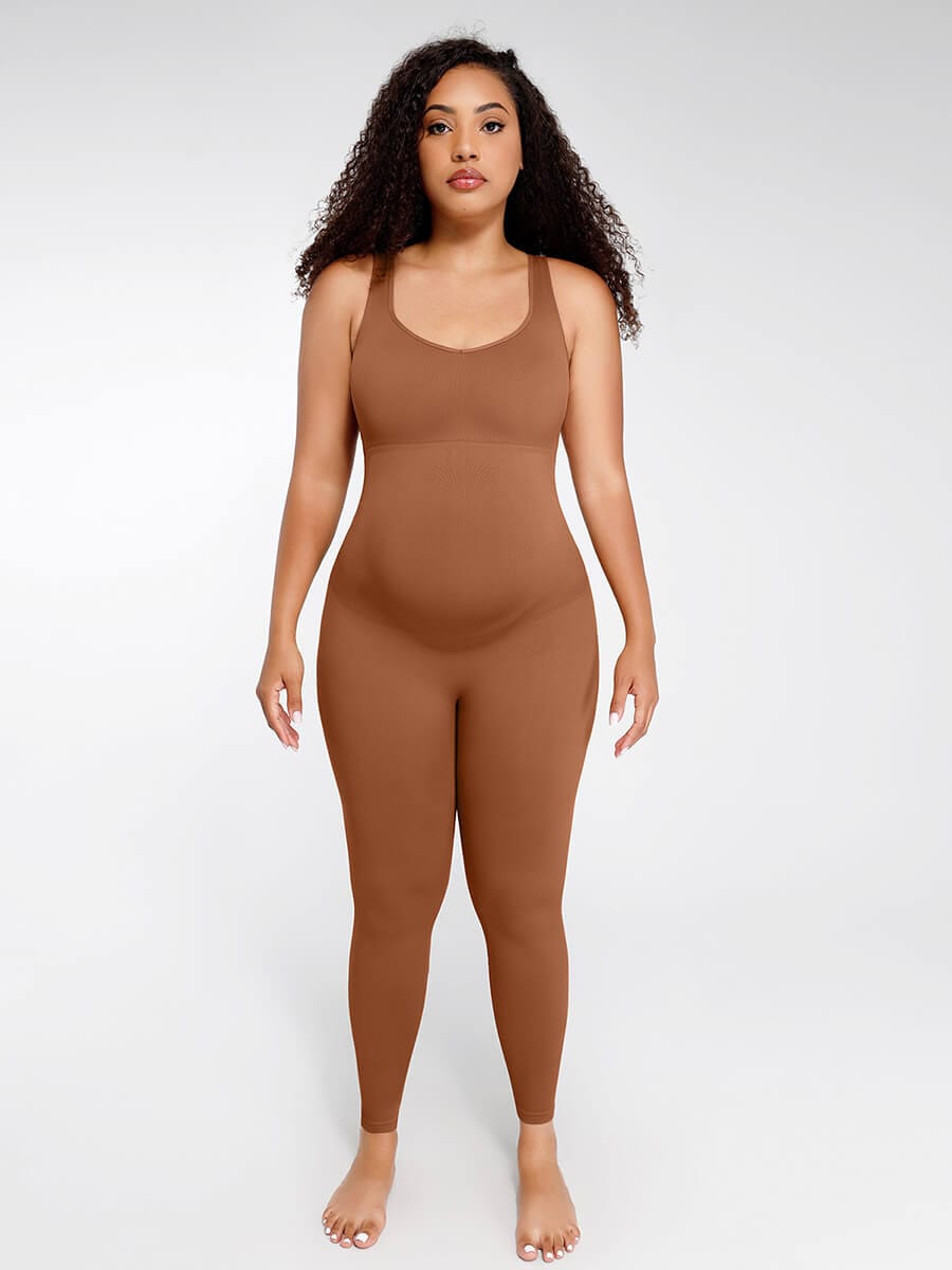 Seamless Sculpting Maternity Full-Length Jumpsuit