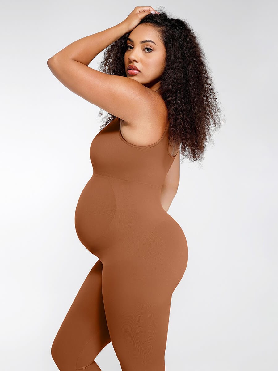 Seamless Sculpting Maternity Full-Length Jumpsuit