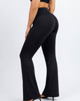Theresa Flare Pants – High-Waisted Tummy Control Pants with Built-In Shapewear