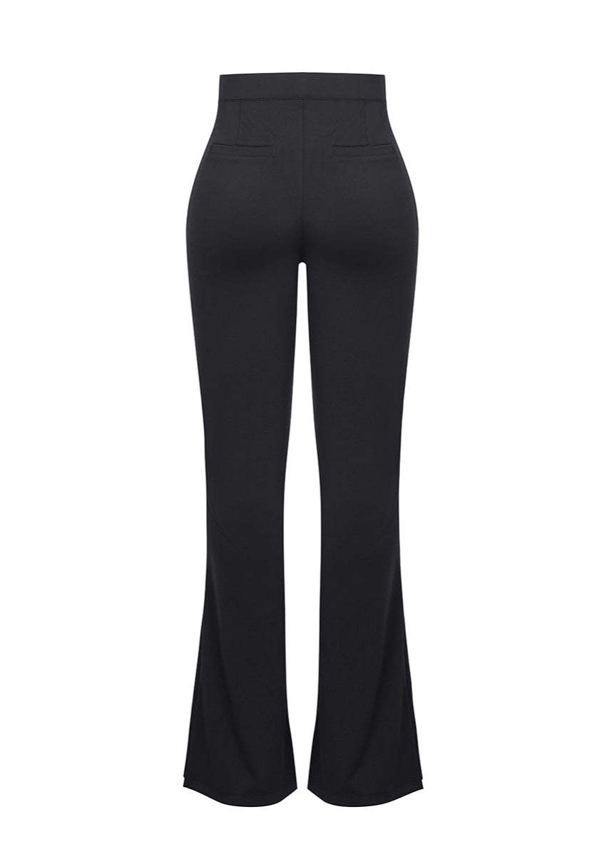Theresa Flare Pants – High-Waisted Tummy Control Pants with Built-In Shapewear
