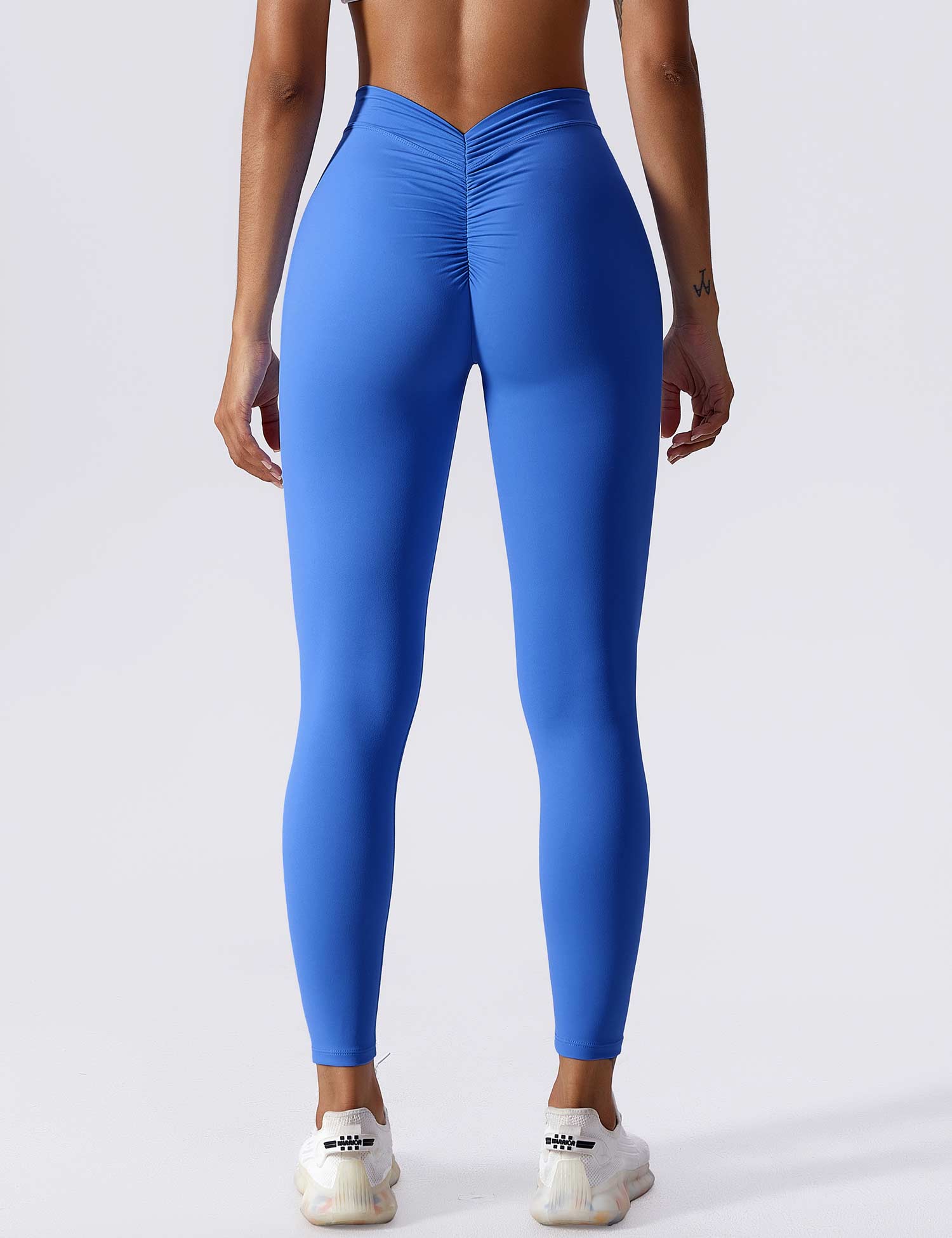 Scrunch-Detail Seamless Sculpting Leggings
