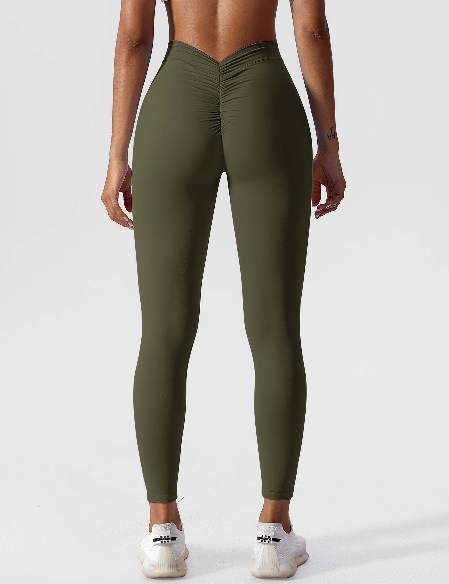 Scrunch-Detail Seamless Sculpting Leggings