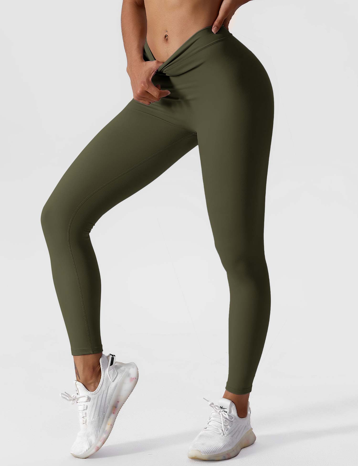 Scrunch-Detail Seamless Sculpting Leggings