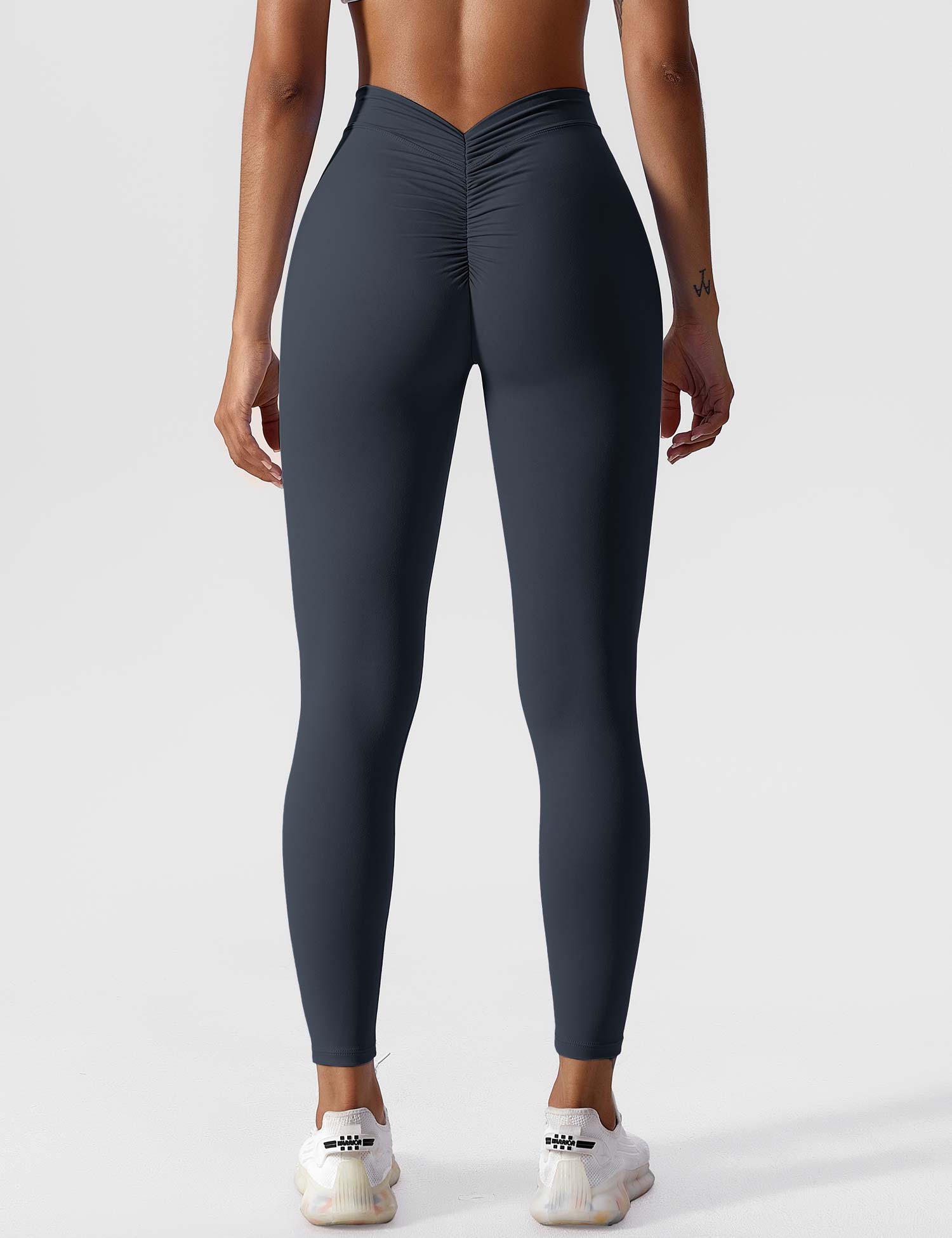 Scrunch-Detail Seamless Sculpting Leggings