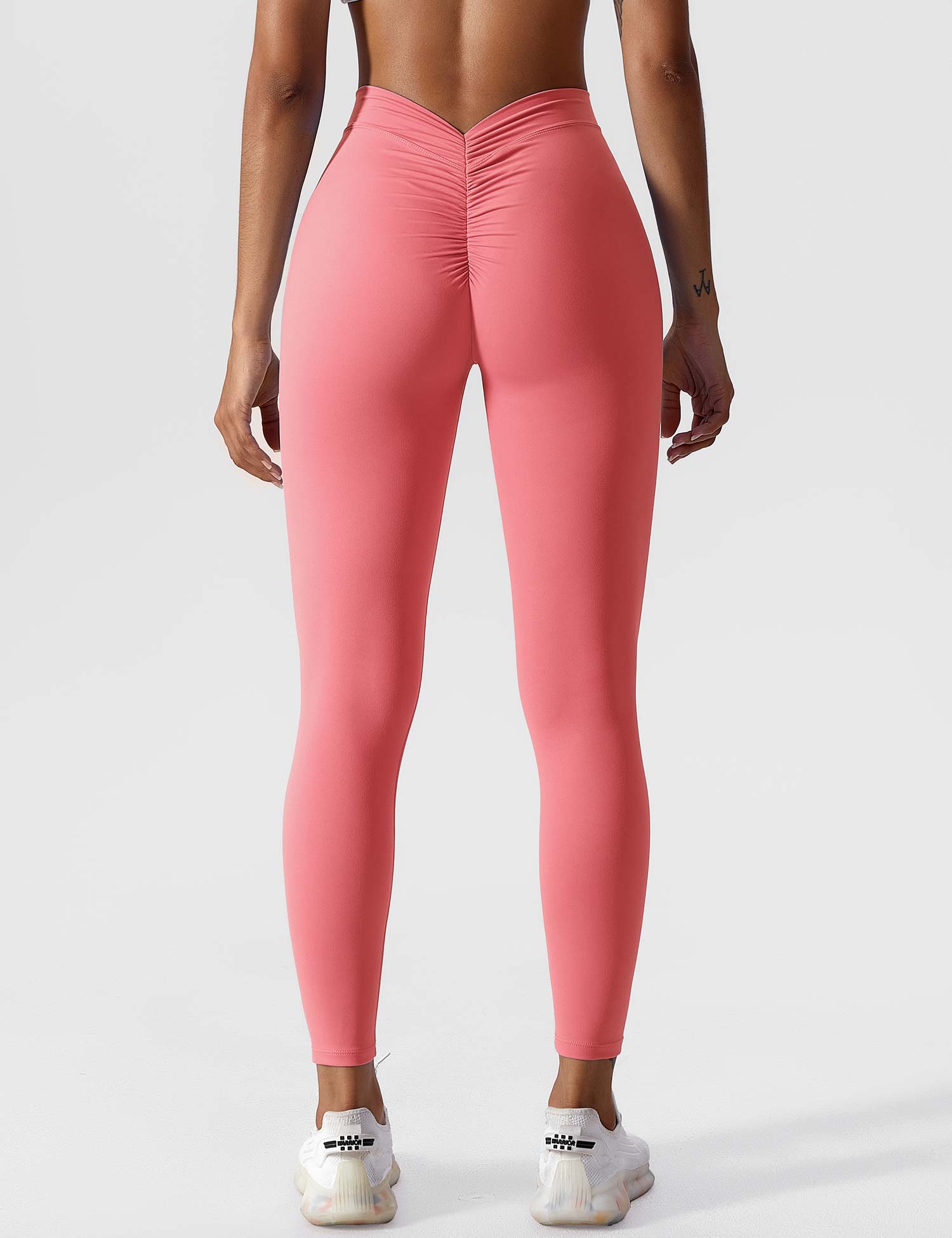 Scrunch-Detail Seamless Sculpting Leggings
