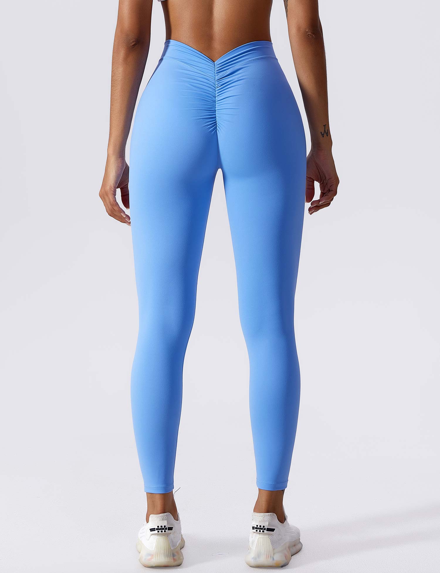 Scrunch-Detail Seamless Sculpting Leggings