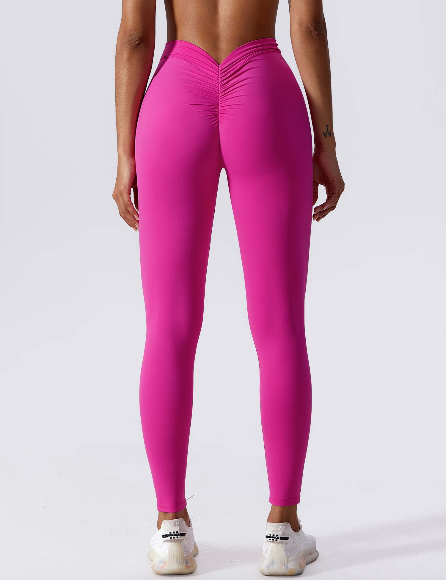 Scrunch-Detail Seamless Sculpting Leggings