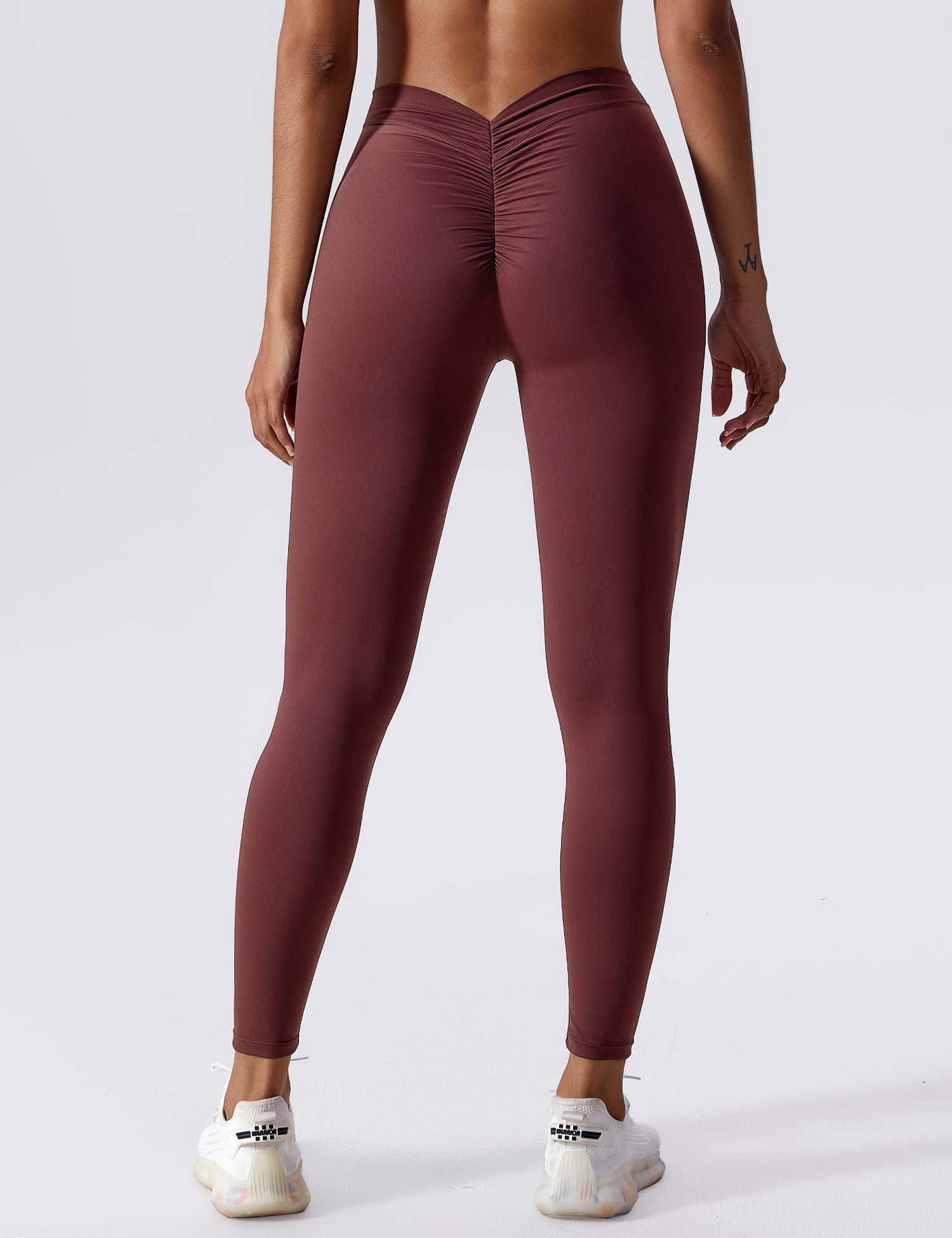 Scrunch-Detail Seamless Sculpting Leggings
