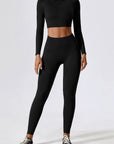 Ribbed Seamless Sculpting Long-Sleeve Set